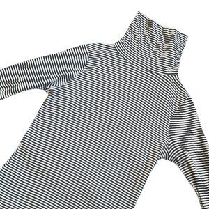 ASOS/New Look Turtleneck Top Black/White Striped US Size 8
